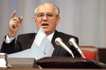 Михаил Горбачев на последнем съезде народных депутатов СССР, сентябрь 1991 года