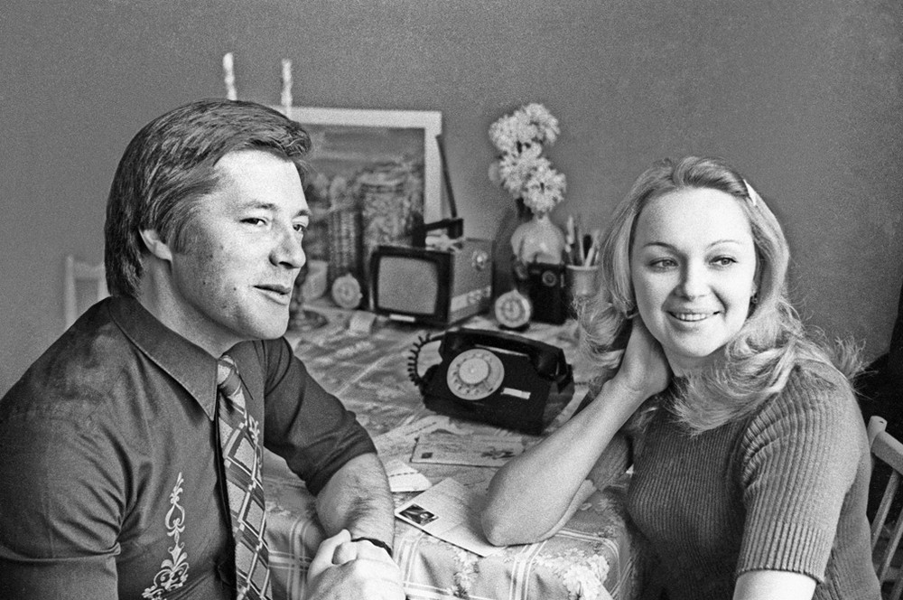 Евгений Жариков и Наталья Гвоздикова. 1978 год.