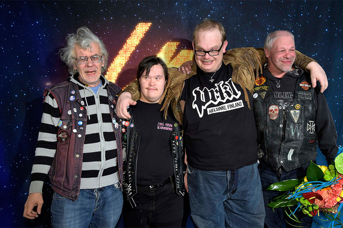 Участники финской панк-группы PKN