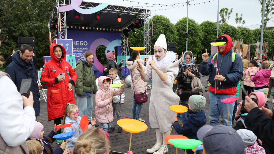 Детский фестиваль Парка Горького посетили больше 72 тысяч человек