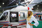Легкий многоцелевой вертолет «Ансат» на X Международной выставке вертолетной индустрии HeliRussia в Международном выставочном центре «Крокус Экспо» в Москве