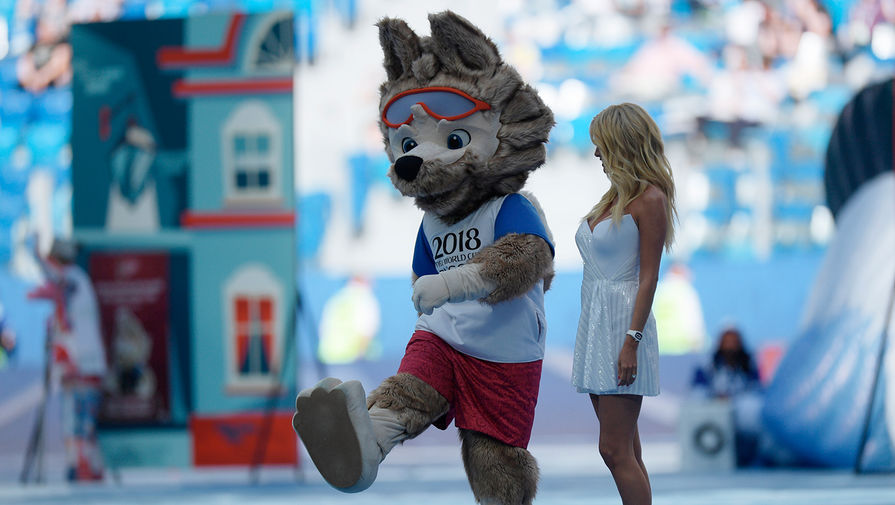 Официальный талисман чемпионата мира по футболу 2018 волк Забивака 