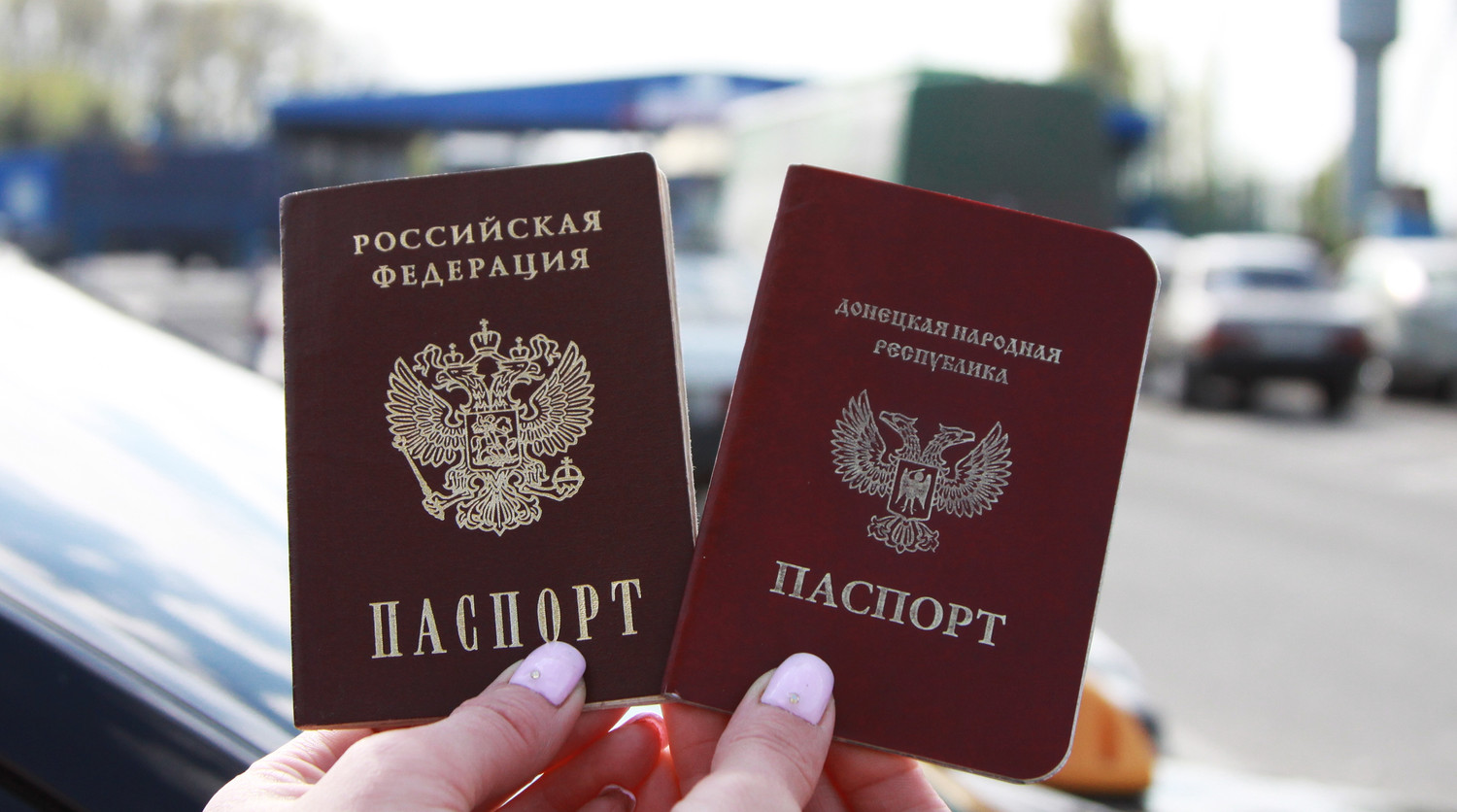 Появилось видео очередей за паспортами России в ДНР