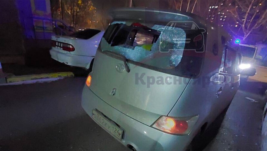 В Красноярске мужчина расстрелял Toyota из-за того, что ему не уступили дорогу