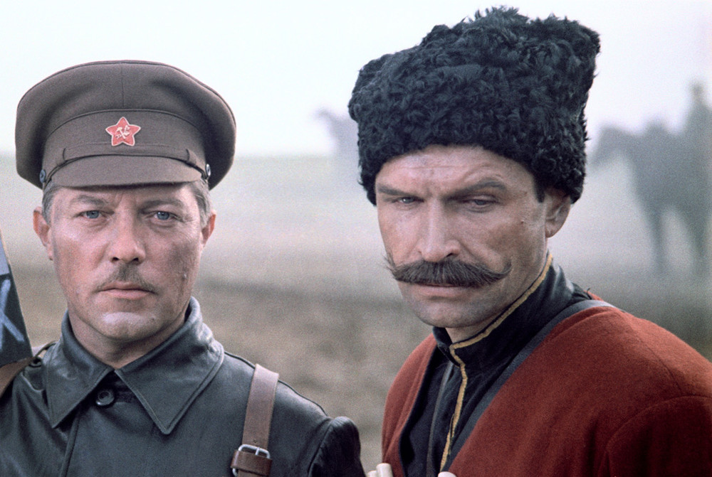 В роли Клима Ворошилова в фильме «Первая конная».