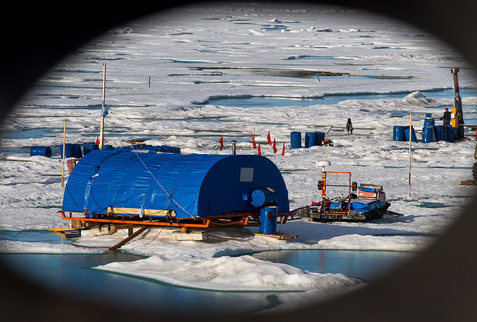 Российская сезонная дрейфующая станция &laquo;Северный полюс &mdash; 2015&raquo;, Северный Ледовитый океан, 16&nbsp;августа 2015&nbsp;года