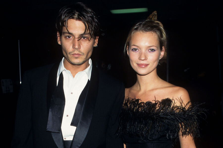 Джонни Депп и Кейт Мосс, 1995 год