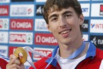 Сергей Шубенков с золотой медалью