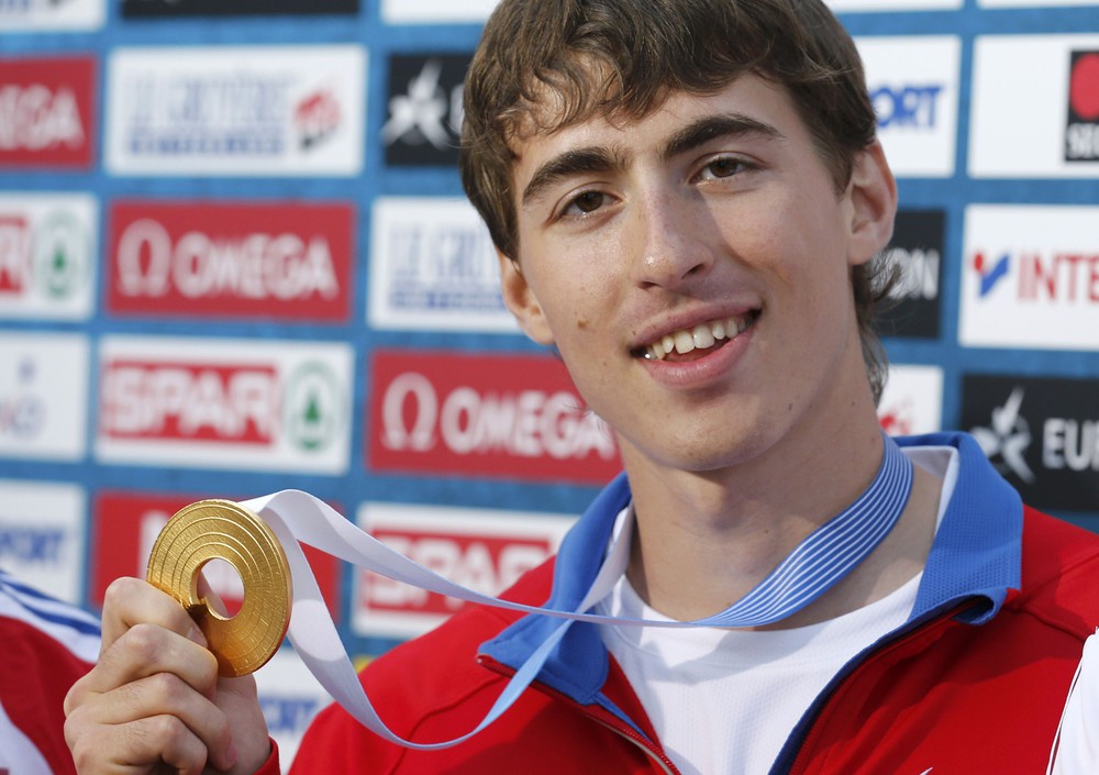 Сергей Шубенков с золотой медалью