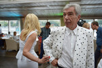 Телеведущий Юрий Николаев на вечеринке White Party журнала The Hollywood Reporter в рамках Московского кинофестиваля в ресторане «Понтон», 2013 год