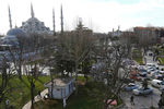 Вид на центральную площадь Стамбула, где произошел взрыв