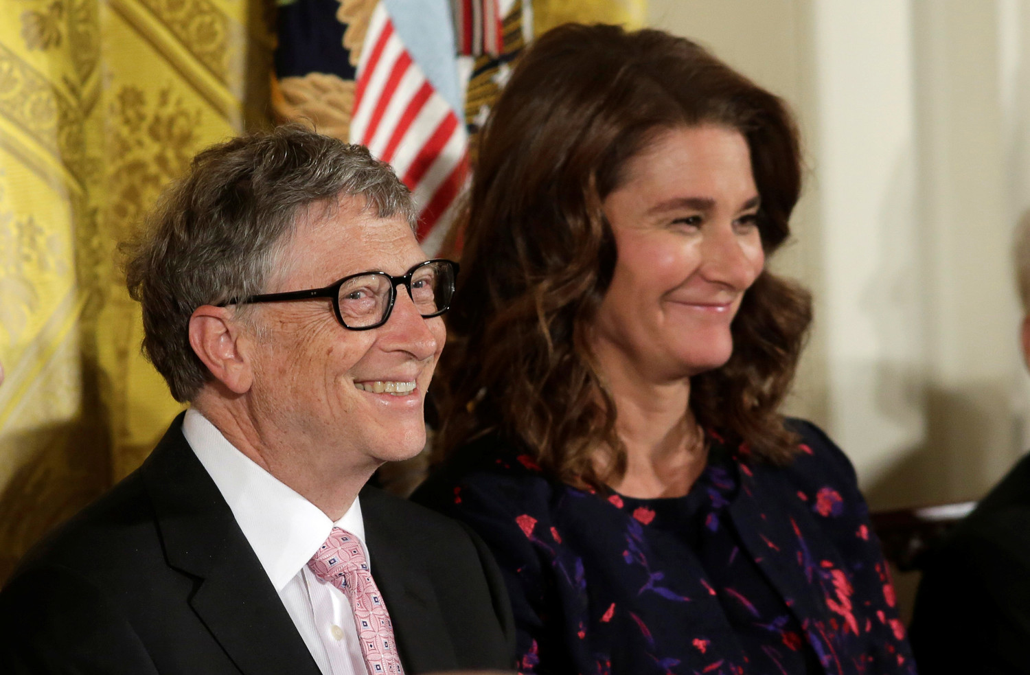 Билл и Мелинда Гейтс в Белом доме в Вашингтоне, 2016 год