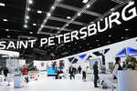 Стенд города Санкт-Петербурга на выставке XXV Петербургского международного экономического форума, 15 июня 2022 года