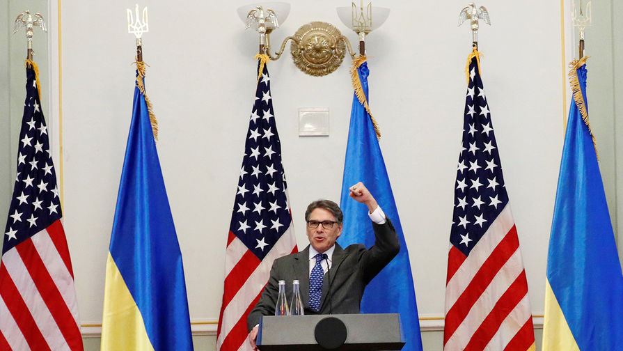 Министр энергетики США Рик Перри во время визита в Киев, 12 ноября 2018 года