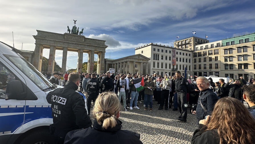 В Берлине состоялся пропалестинский марш с 4 тысячами участников