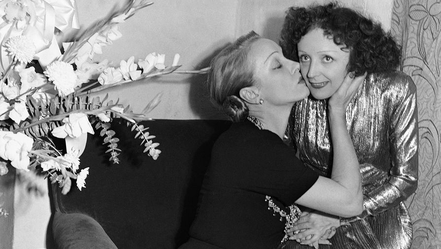 Эдит Пиаф и Марлен Дитрих, 1947 год