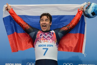 Альберт Демченко на Олимпийских играх в Сочи