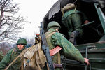 Военнослужащие Народной милиции ДНР покидают свои позиции у села Петровское
