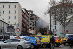 Последствия взрыва в центре Мадрида, 20 января 2021 года