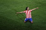 Нападающий «Атлетико» Фалькао оформил дубль в ворота «Атлетика»