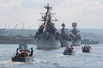 Военно-морской парад к Дню ВМФ России в Севастополе. 2013 год