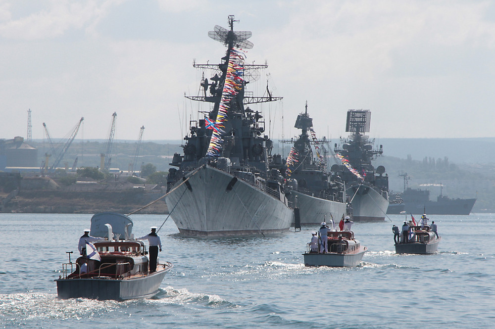 Военно-морской парад к Дню ВМФ России в Севастополе. 2013 год