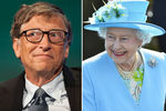 4-е место — Билл Гейтс и королева Елизавета II