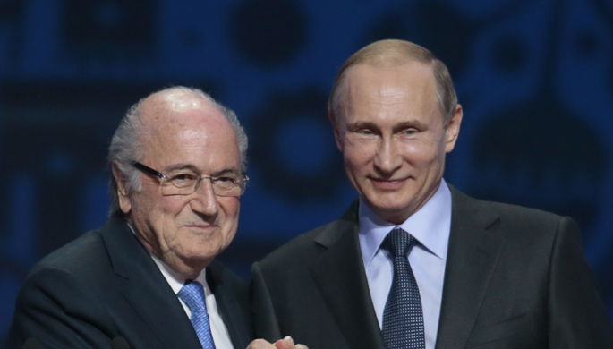 Зепп Блаттер высоко оценил познания Владимира Путина в футболе