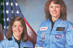 Астронавты Шэрон Маколифф и Барбара Морган, 1986 год