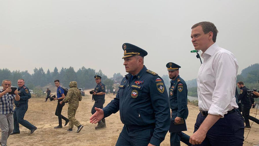 Генпрокуратура РФ проведет проверку в связи с лесными пожарами в Рязанской области