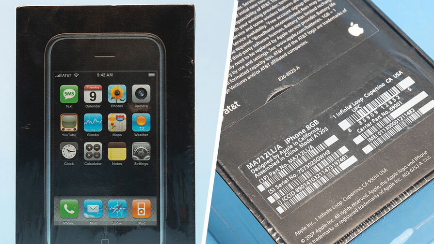 Первый iPhone в запечатанной коробке продали на аукционе за $35 тыс.