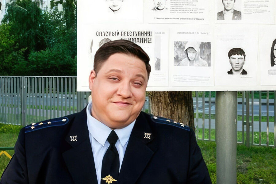 Роман Попов на съемках сериала «Полицейский с Рублёвки»