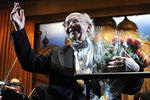 2011 год. Геннадий Рождественский во время концерта, посвященного празднованию 80-летнего юбилея в Большом театре