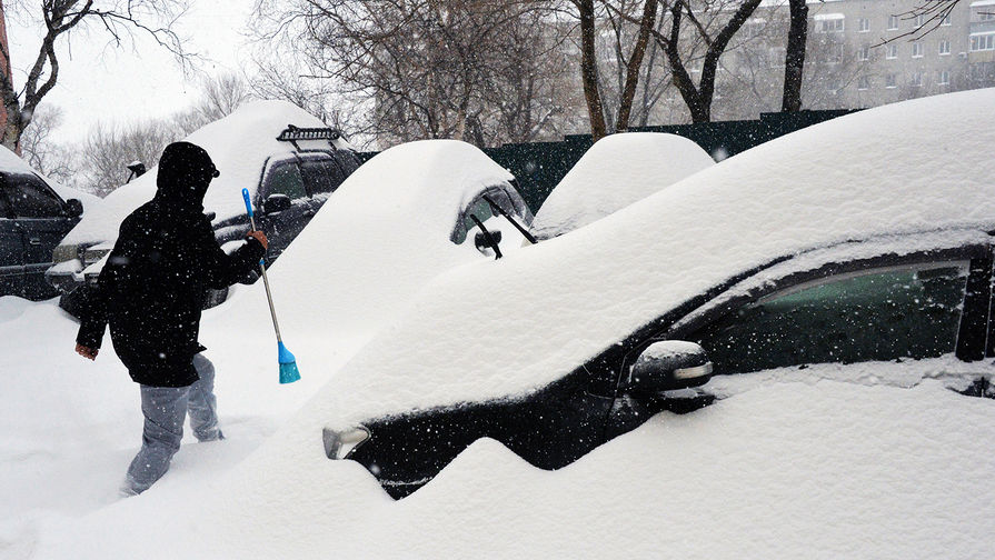 Высота снега в Москве выросла до 12 см
