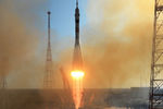 Запуск ракеты-носителя «Союз-2.1а» с пилотируемым кораблем «Союз МС-14» со стартовой площадки космодрома Байконур, 22 августа 2019 года
