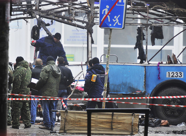Ситуация на&nbsp;месте взрыва троллейбуса в&nbsp;Волгограде