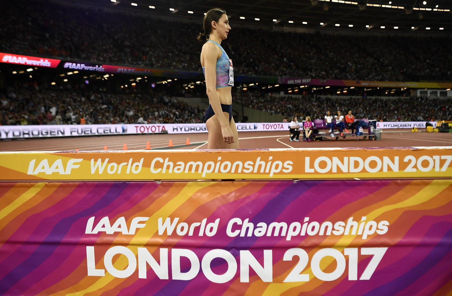 Прыгунья Мария Ласицкене выиграла чемпионат мира по легкой атлетике