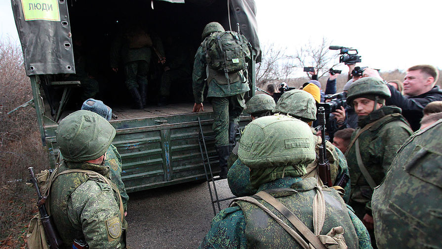 Военнослужащие Народной милиции ДНР покидают свои позиции у&nbsp;села Петровское