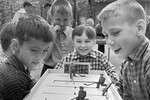 Детская игровая площадка на территории Центрального парка культуры и отдыха имени М. Горького, 1963 год