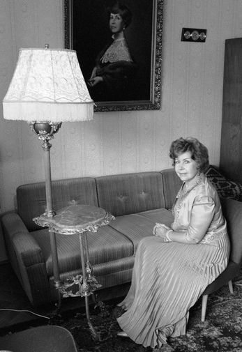 Инна Макарова у себя дома, 1984 год