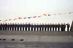 Экипаж атомной подводной лодки «Курск» перед своим последним погружением, 2000 год