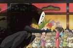 Кадр из мультфильма Хаяо Миядзаки «Унесённые призраками» (2001)