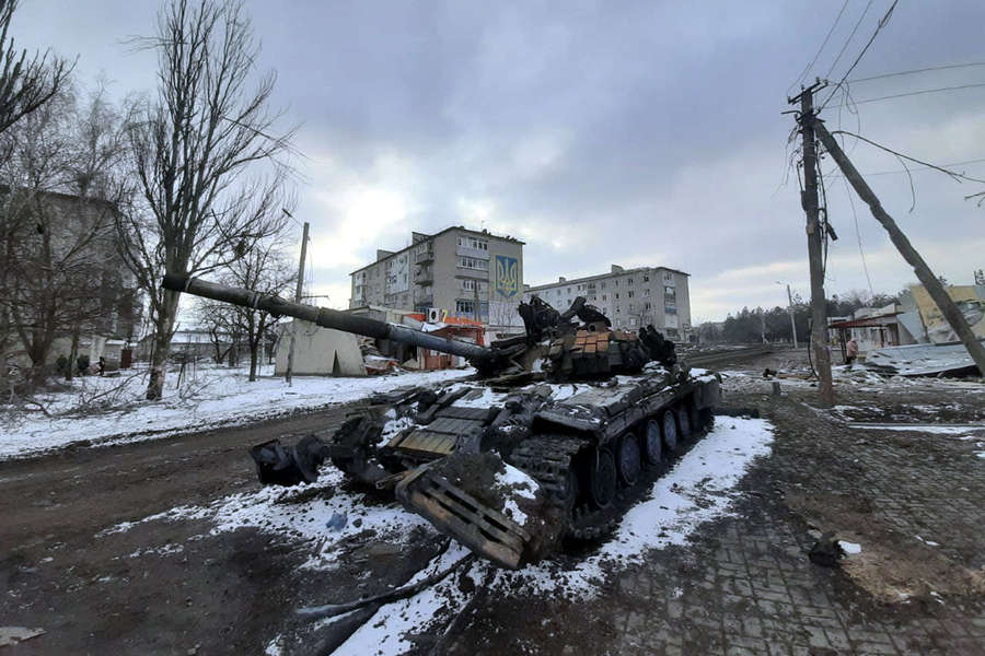 Волноваха после занятия города народной милицией ДНР и российской армией