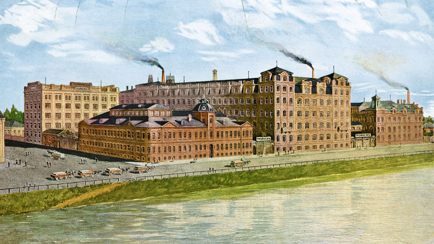 Фабрика товарищества «Эйнем» в Москве, 1896 год