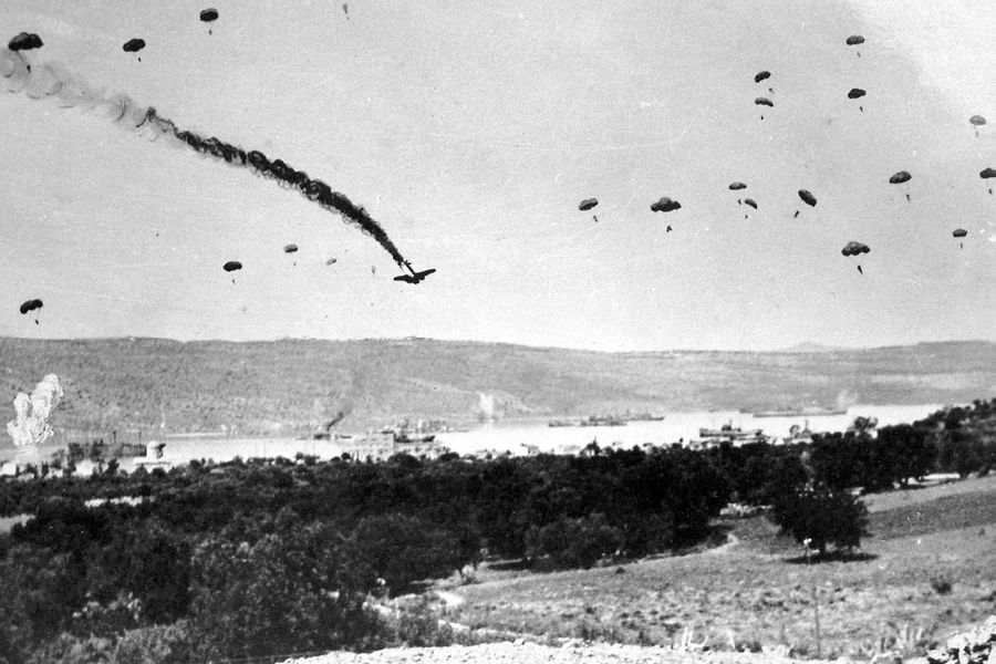 Высадка немецких парашютистов на Крит, 1941 год