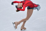 Юлия Липницкая выступает в произвольной программе женского одиночного катания командных соревнований по фигурному катанию на XXII зимних Олимпийских играх в Сочи, 2014 год