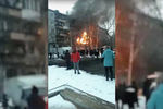 На месте взрыва в пятиэтажном жилом доме в Магнитогорске, 26 марта 2020 года