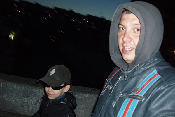 Сергей Бобунец с сыном Никитой
