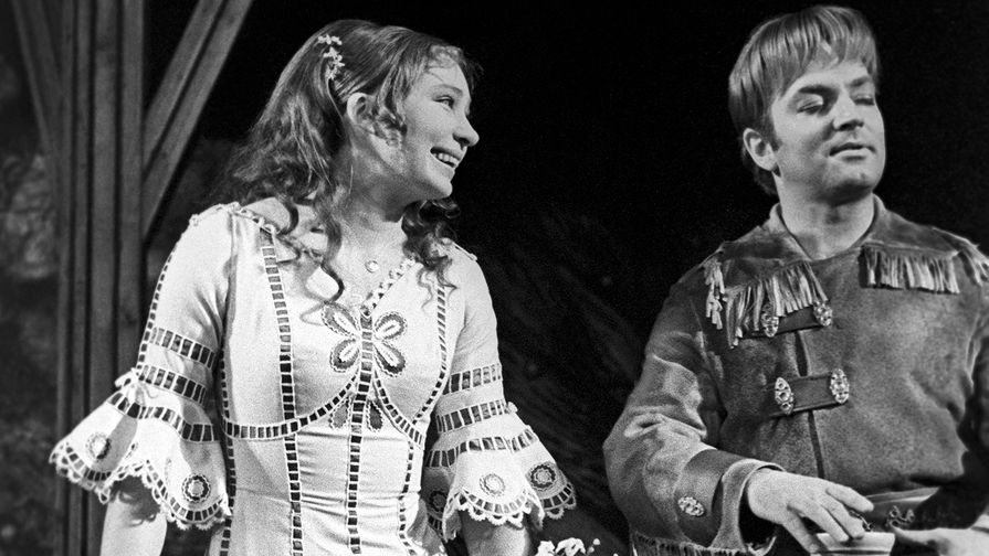 Татьяна Васильева и Михаил Державин в спектакле «Обыкновенное чудо», 1971 год
