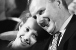 Мэр Санкт-Петербурга Анатолий Собчак с дочерью Ксенией, 1993 год